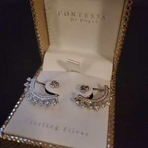 Contessa Di Capri Sterling Silver Earrings